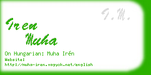iren muha business card